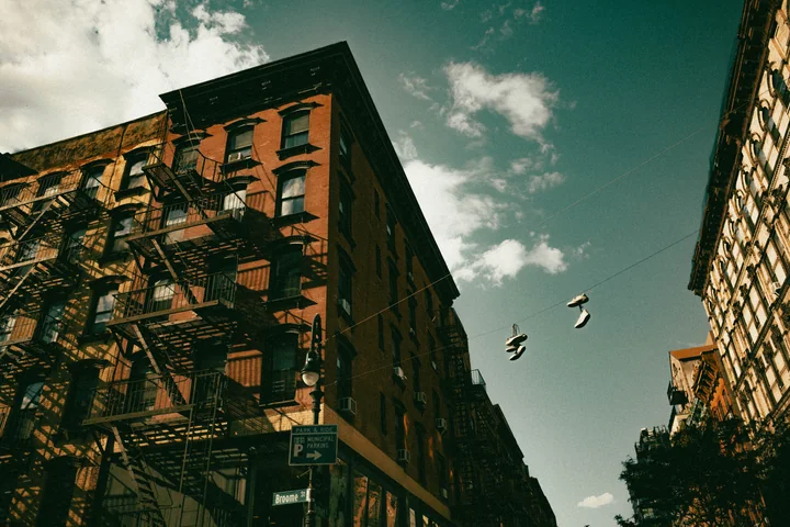 Above the street